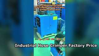 Máquina de crimpagem de mangueiras (China) com faixa de crimpagem de 2 a 6 polegadas, disponível a preço de fábrica.