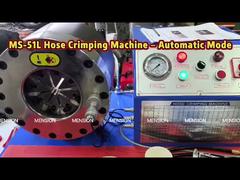 Máquina de crimpagem de mangueira MS-51L – Modo Automático