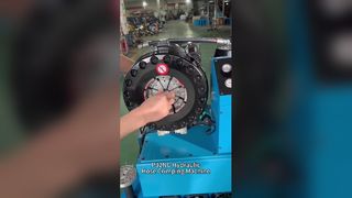 Máquina de crimpagem de mangueira hidráulica de alta pressão P32NC para mangueira flexível