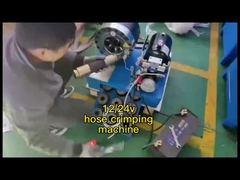 Máquina de crimpagem de mangueira hidráulica portátil - crimpador de mangueira de 12V / 24V DC de 2 polegadas com 10 conjuntos de matrizes